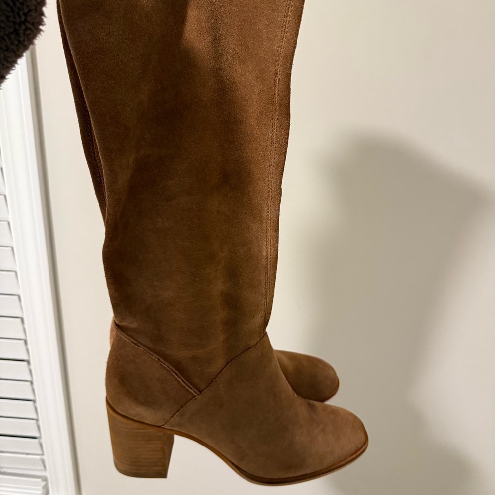 Frye boots Brown Suede under Knee-High Boots size 8.5